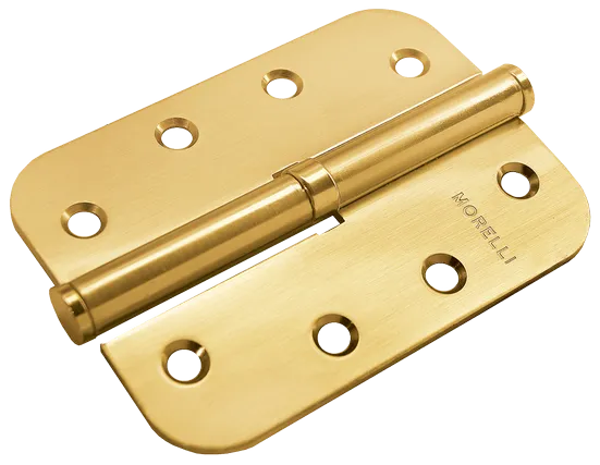 Петля карточная разъемная MSND-C 100X70X2.5 SG L с подшипником стальная левая, врезная, цвет матовое золото фото купить Чебоксары