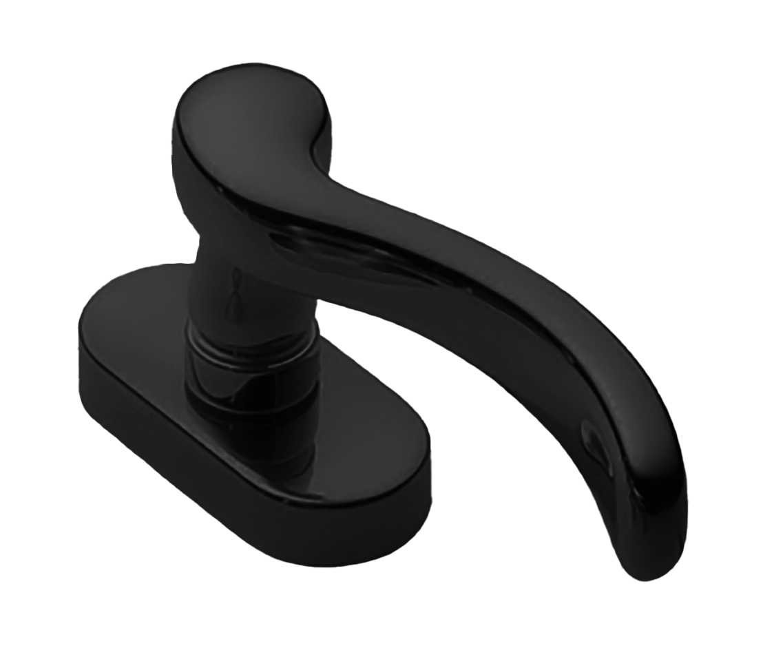 Ручка оконная ERICA W1 NERO, цвет - черный фото 1 Ручка оконная ERICA W1 NERO, цвет - черный фото купить Чебоксары