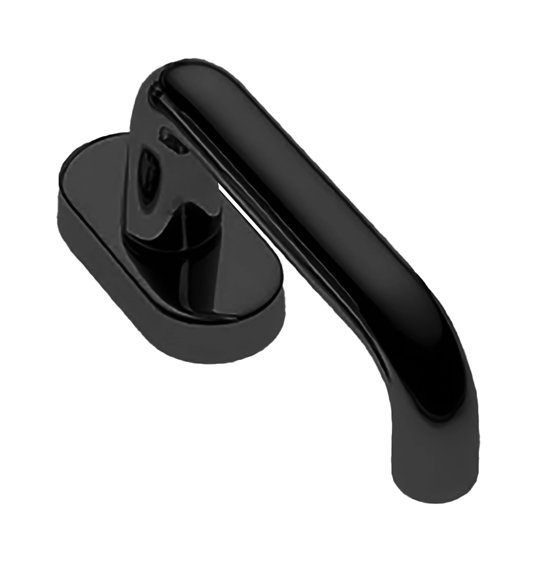 Ручка оконная IRIS W1 NERO, цвет - черный фото 1 Ручка оконная IRIS W1 NERO, цвет - черный фото купить Чебоксары
