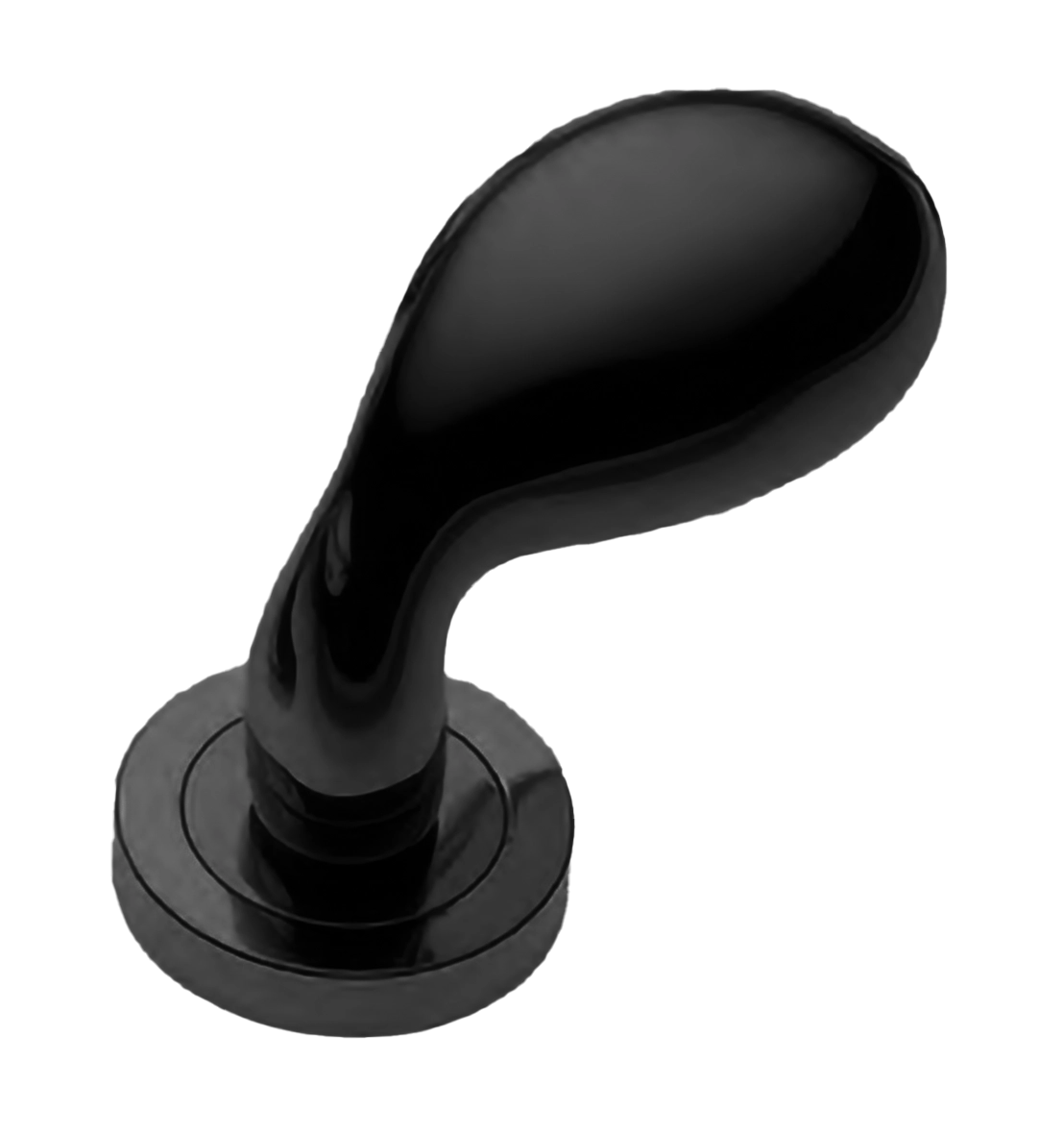 Ручка дверная AIR-2 R2 NERO раздельная на круглой розетке, цвет - черный фото 1 Ручка дверная AIR-2 R2 NERO раздельная на круглой розетке, цвет - черный фото купить Чебоксары