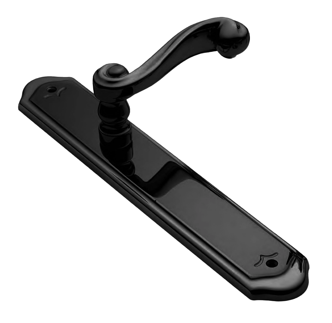 Ручка на планке PLAZA PL NERO, цвет - черный фото 1 Ручка на планке PLAZA PL NERO, цвет - черный фото купить Чебоксары