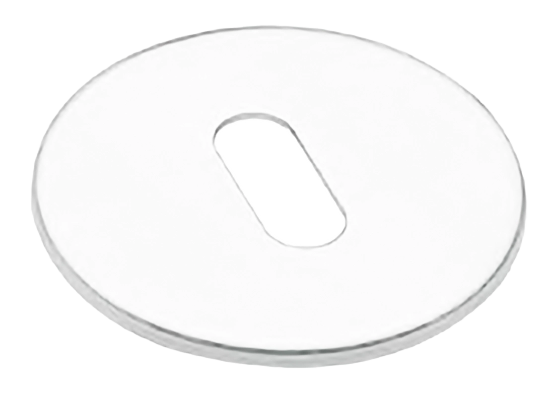 Накладка на ключевой цилиндр LUX-FK-R1 BIA на круглой розетке под ключ буратино для ручек VOSTOK и SOYUZ-APOLLO, цвет - белый фото купить Чебоксары