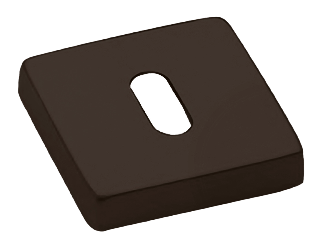 Накладка на ключевой цилиндр LUX-FK-S4 ANT на квадратной розетке под ключ буратино, цвет - антрацит фото купить Чебоксары