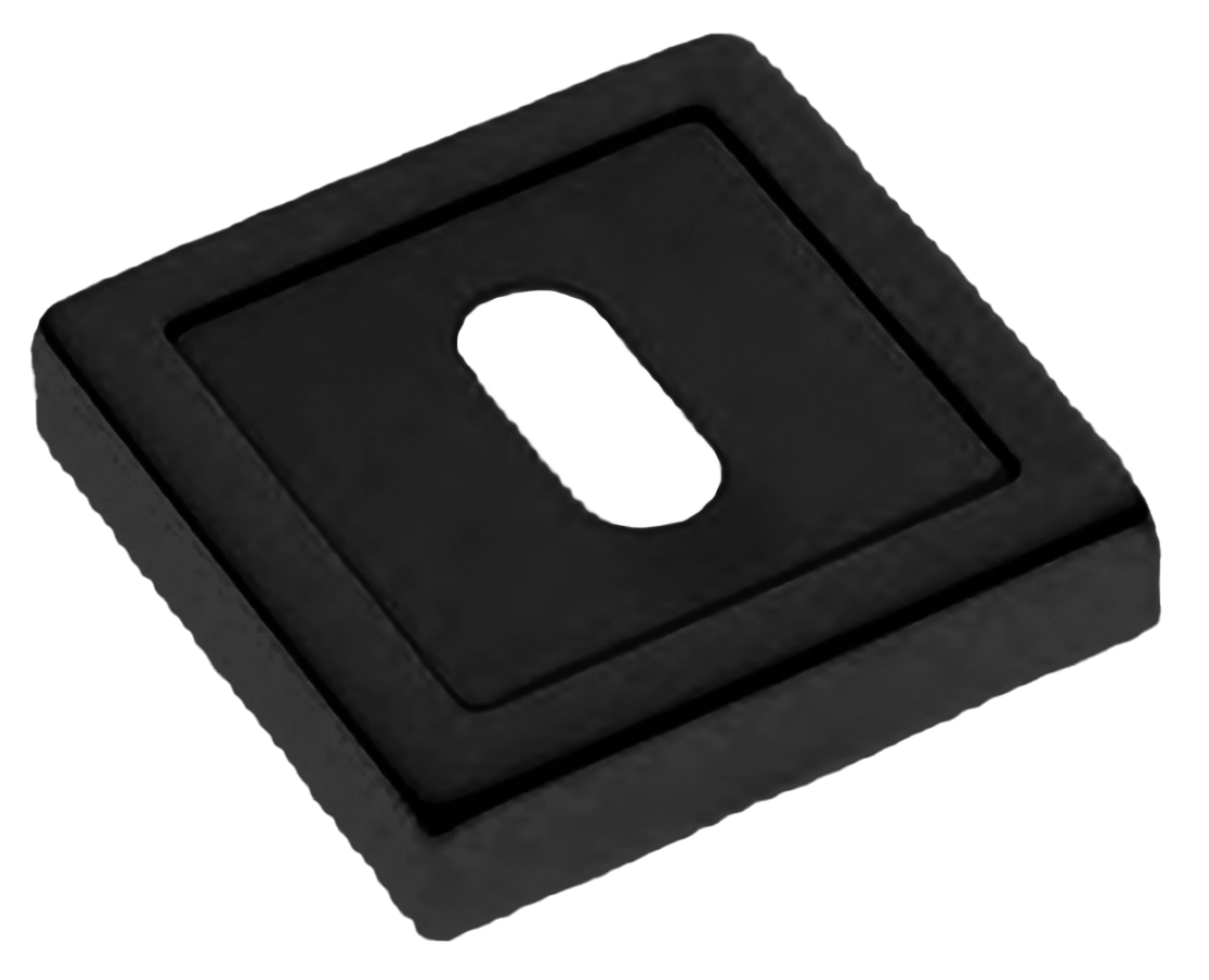 Накладка на ключевой цилиндр LUX-FK-S3 NERO на квадратной розетке под ключ буратино, цвет - черный фото 1 Накладка на ключевой цилиндр LUX-FK-S3 NERO на квадратной розетке под ключ буратино, цвет - черный фото купить Чебоксары