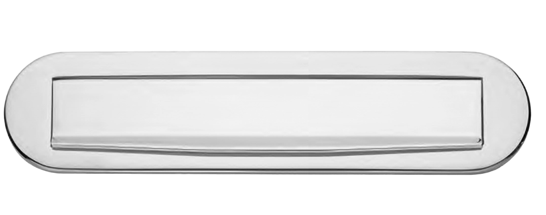 Накладка для почтового ящика ART.910 CRO овальная, цвет - хром фото купить Чебоксары