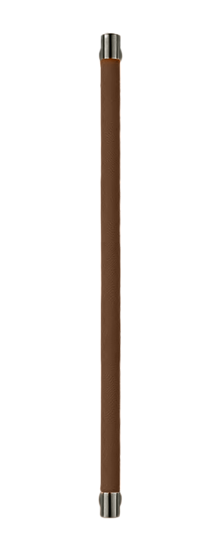 Ручка-скоба HIDE LEATHER PH/A ANT/TESTA DI MORO, цвет - антрацит/темно-коричневый фото купить Чебоксары