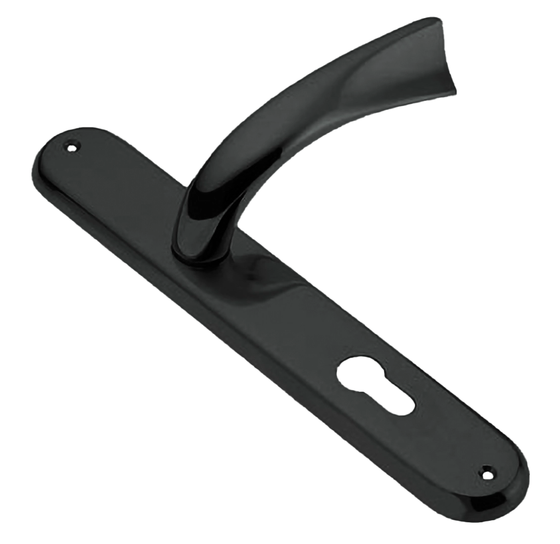 Ручка дверная на планке TENDER PL NIN, цвет черный никель, латунь фото купить в Чебоксарах