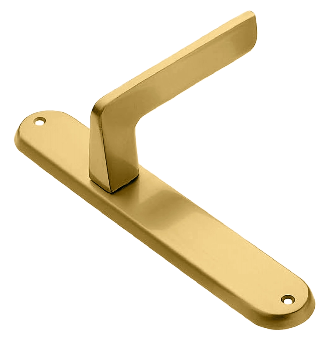 Ручка дверная на планке ROCK PL OSA, цвет матовое золото, латунь фото купить в Чебоксарах