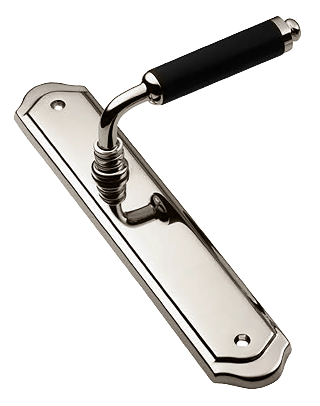 Ручка дверная на планке RIVA PL NIK, цвет никель, латунь фото купить в Чебоксарах