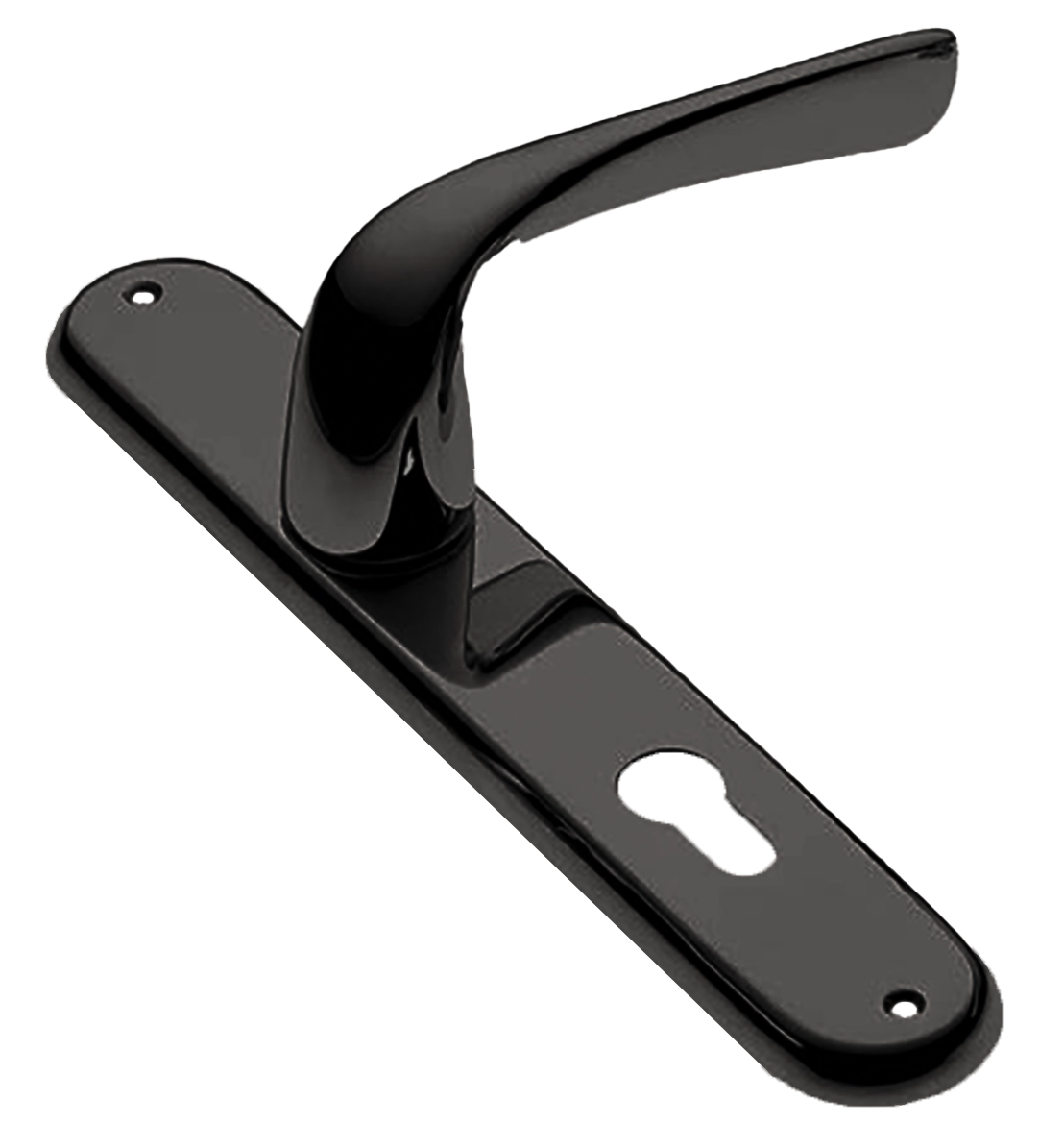 Ручка дверная на планке LE MANS PL NIN, цвет черный никель, латунь фото купить в Чебоксарах