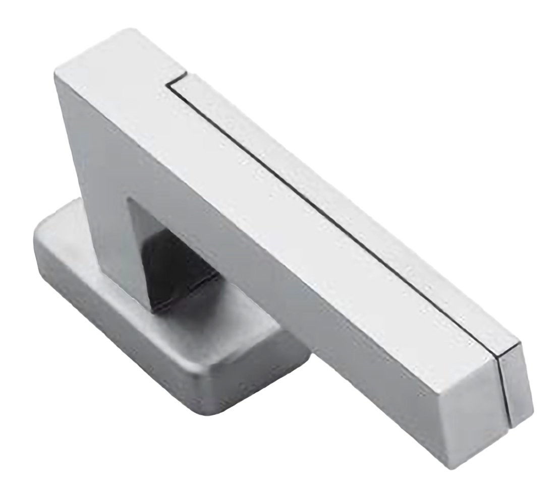 Ручка оконная ISLAND W1 CRO на прямоугольной розетке, цвет хром, латунь фото купить в Чебоксарах