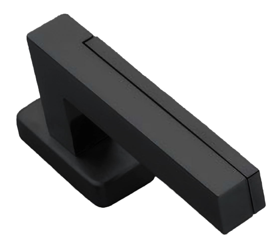 Ручка оконная ISLAND W1 NERO на прямоугольной розетке, цвет черный, латунь фото купить в Чебоксарах