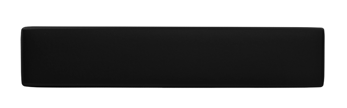 Ручка дверная SHUTTLE NERO-ST цвет черный soft-touch, ЦАМ фото купить в Чебоксарах