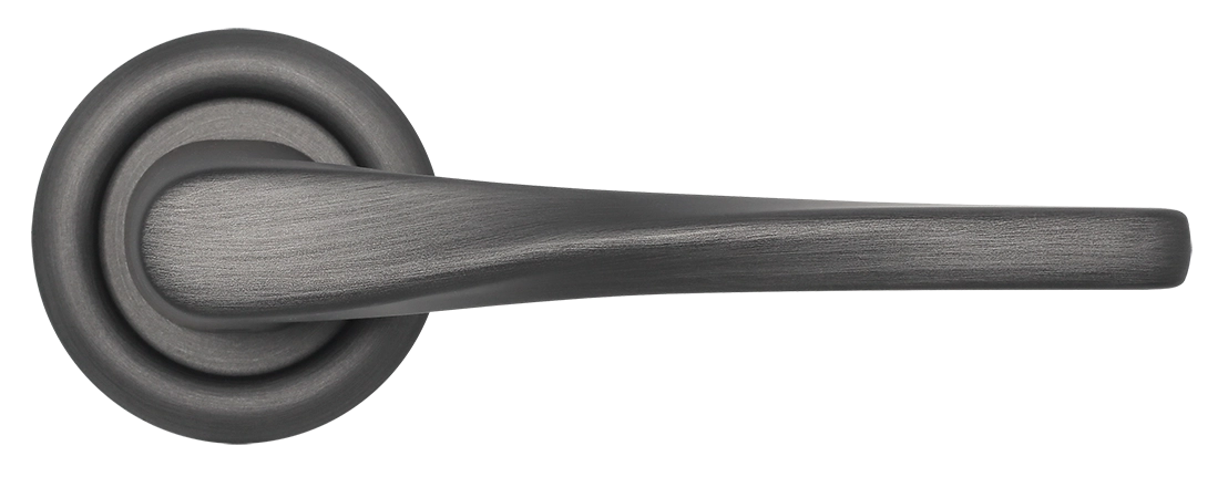 Ручка дверная THE OLYMPICS R7 SST на круглой розетке, цвет Летняя гроза/Summer Storm фото купить в Чебоксарах