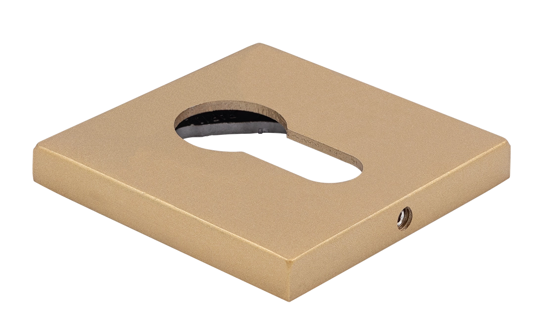 Накладка на замок MH-KH-S6 FTG под евроцилиндр, цвет матовое итальянское золото фото купить Чебоксары