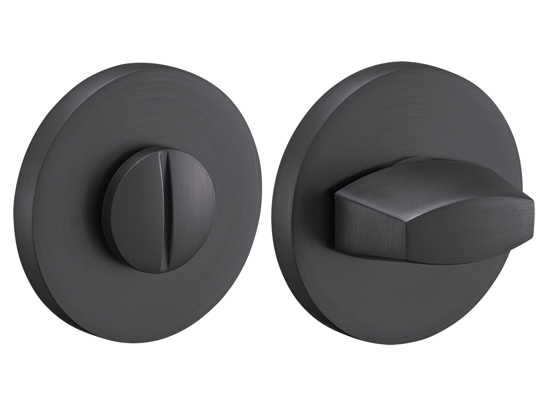 Завертка сантехническая MH-WC-R6 GR на круглой розетке, цвет графит, ЦАМ фото купить Чебоксары