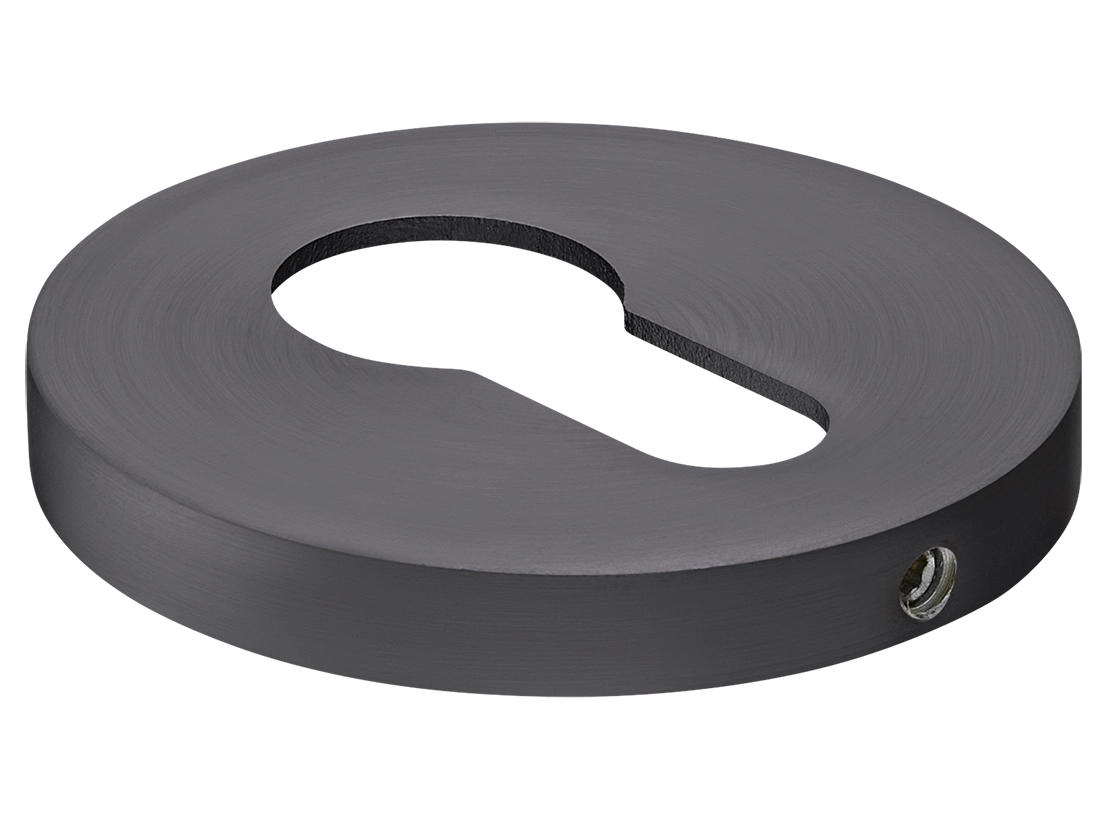 Накладка на замок MH-KH-R6 GR на круглой розетке, цвет матовый графит фото купить Чебоксары