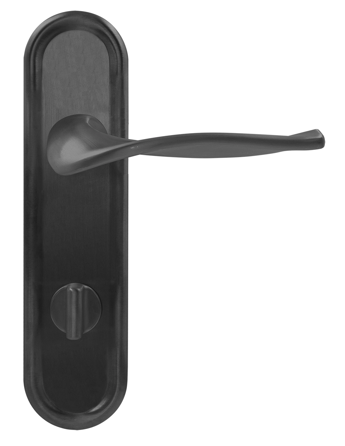 Ручка дверная SKYSCRAPER PLR WC SST на планке под сантехническую завертку, цвет Летняя гроза/Summer Storm фото купить в Чебоксарах