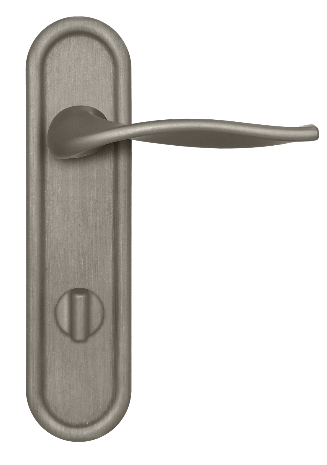 Ручка дверная SKYSCRAPER PLR WC SMI на планке под сантехническую завертку, цвет Весенняя дымка/Spring Mist фото купить в Чебоксарах