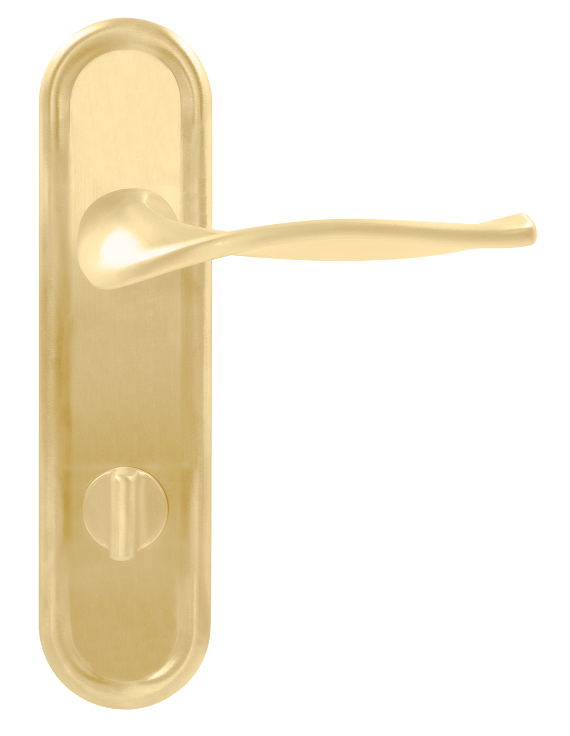 Ручка дверная SKYSCRAPER PLR WC AH на планке под сантехническую завертку, цвет Осенний мёд/Autumn Honey фото купить в Чебоксарах