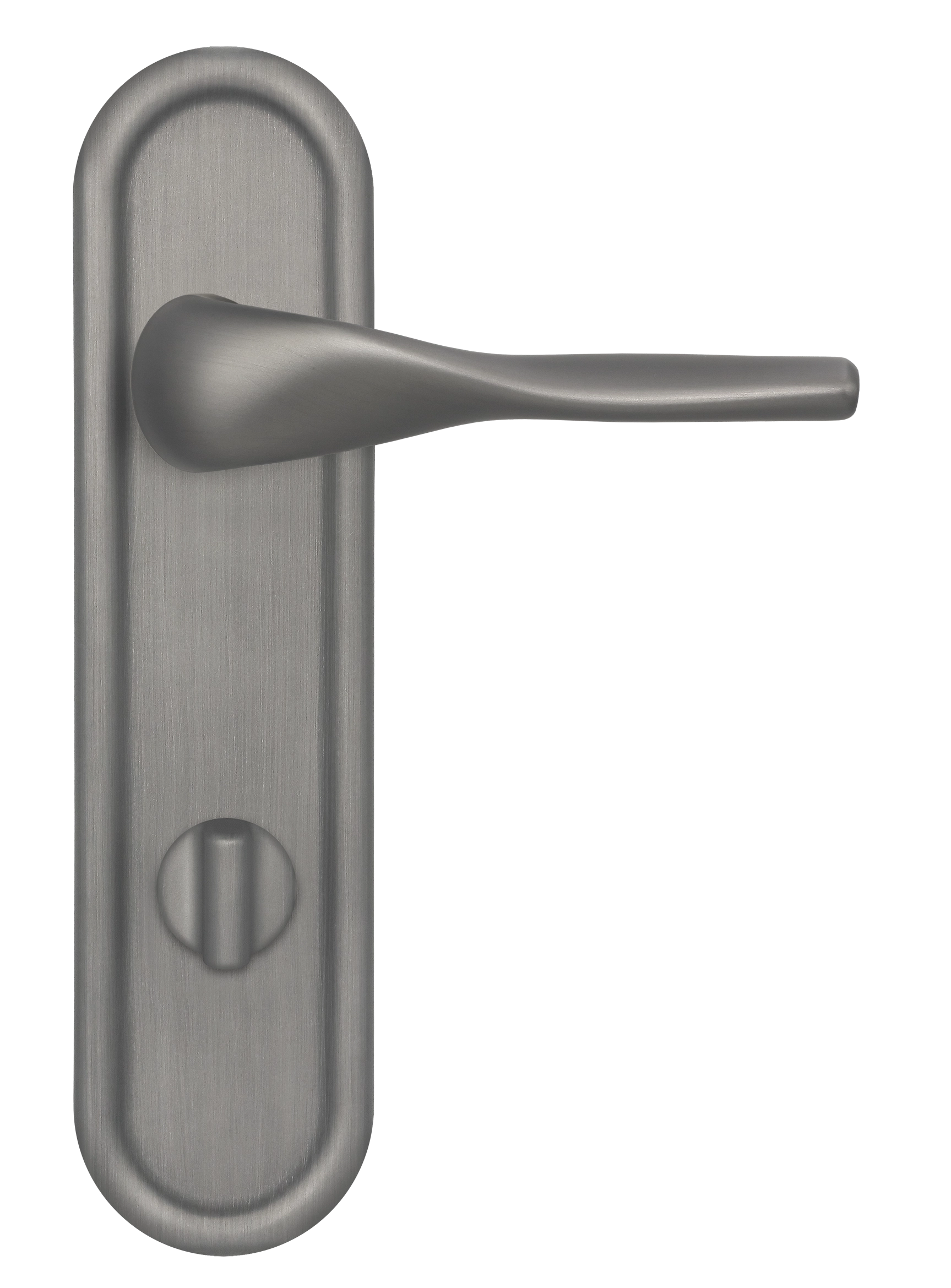 Ручка дверная LVB PLR WC WF на планке под сантехническую завертку, цвет Зимняя стужа/Winter Frost фото купить в Чебоксарах