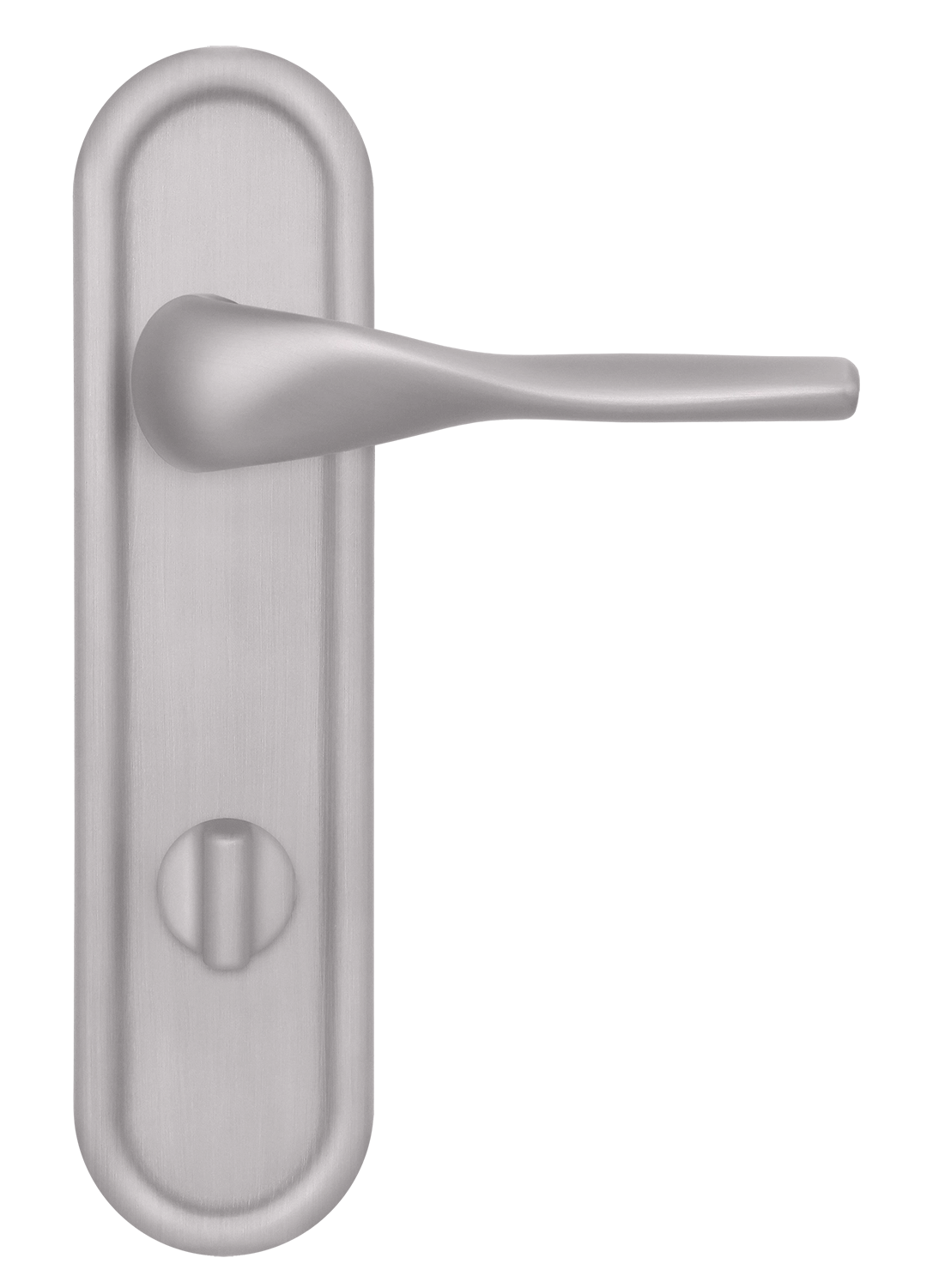 Ручка дверная LVB PLR WC SSW на планке под сантехническую завертку, цвет Стокгольмский снегопад/Stockholm Snowfall фото купить в Чебоксарах