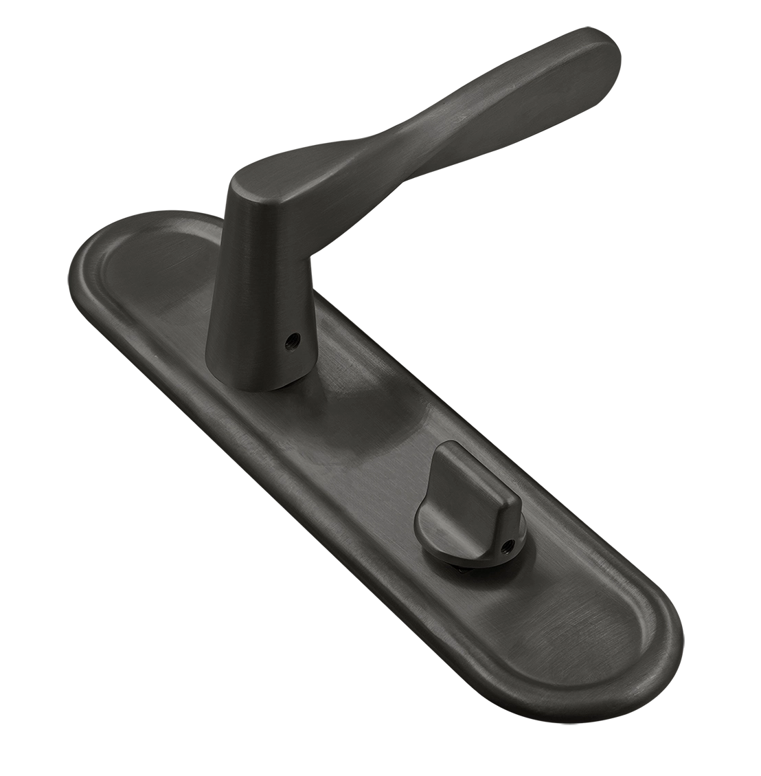 Ручка дверная THE OLYMPICS PLR WC SST на планке под сантехническую завертку, цвет Летняя гроза/Summer Storm фото купить Чебоксары