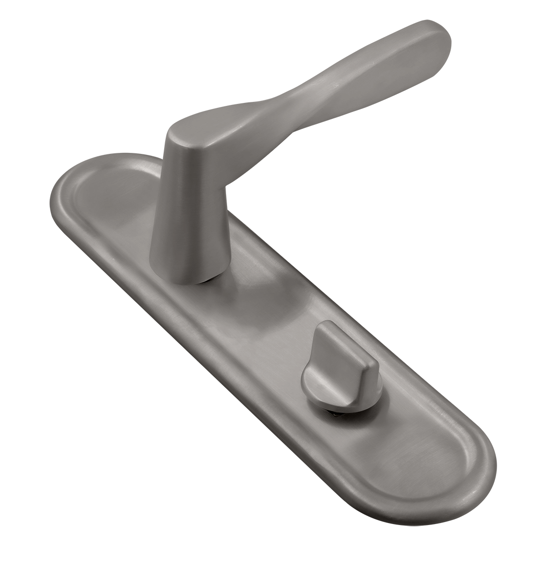 Ручка дверная THE OLYMPICS PLR WC WF на планке под сантехническую завертку, цвет Зимняя стужа/Winter Frost фото купить Чебоксары