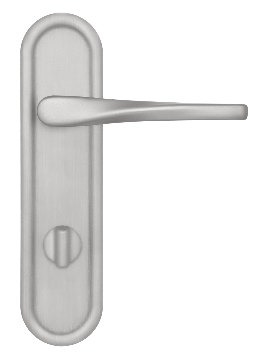 Ручка дверная THE OLYMPICS PLR WC SSW на планке под сантехническую завертку, цвет Стокгольмский снегопад/Stockholm Snowfall фото купить в Чебоксарах