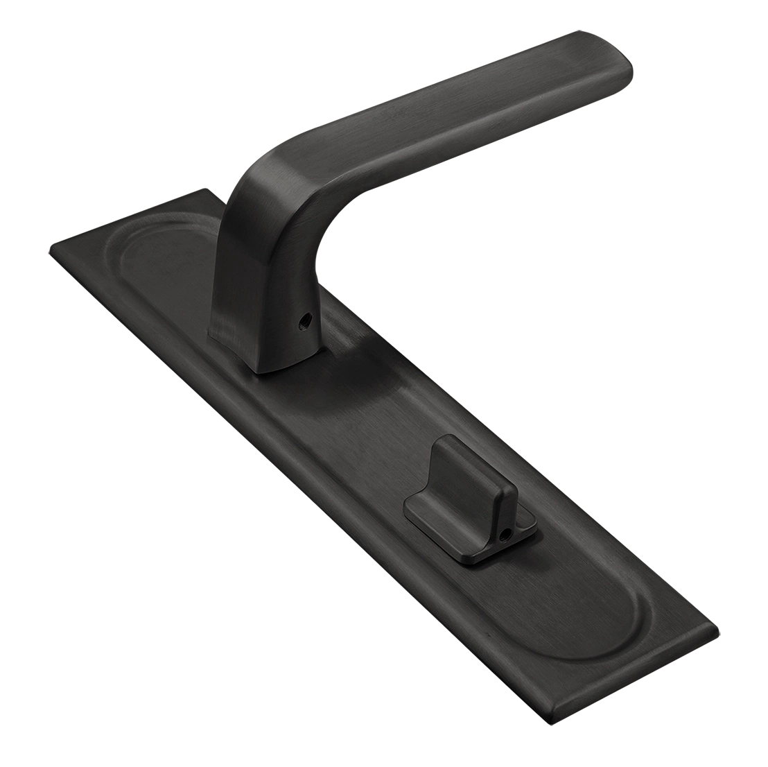 Ручка дверная THE BUS STATION PLS WC SST на планке под сантехническую завертку, цвет Летняя гроза/Summer Storm фото купить Чебоксары