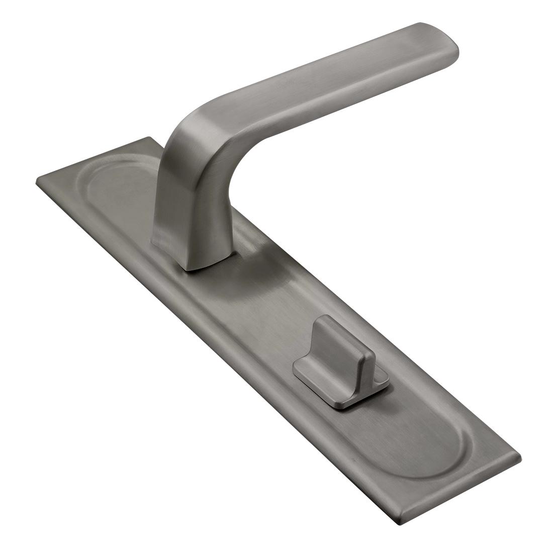 Ручка дверная THE BUS STATION PLS WC WF на планке под сантехническую завертку, цвет Зимняя стужа/Winter Frost фото купить Чебоксары