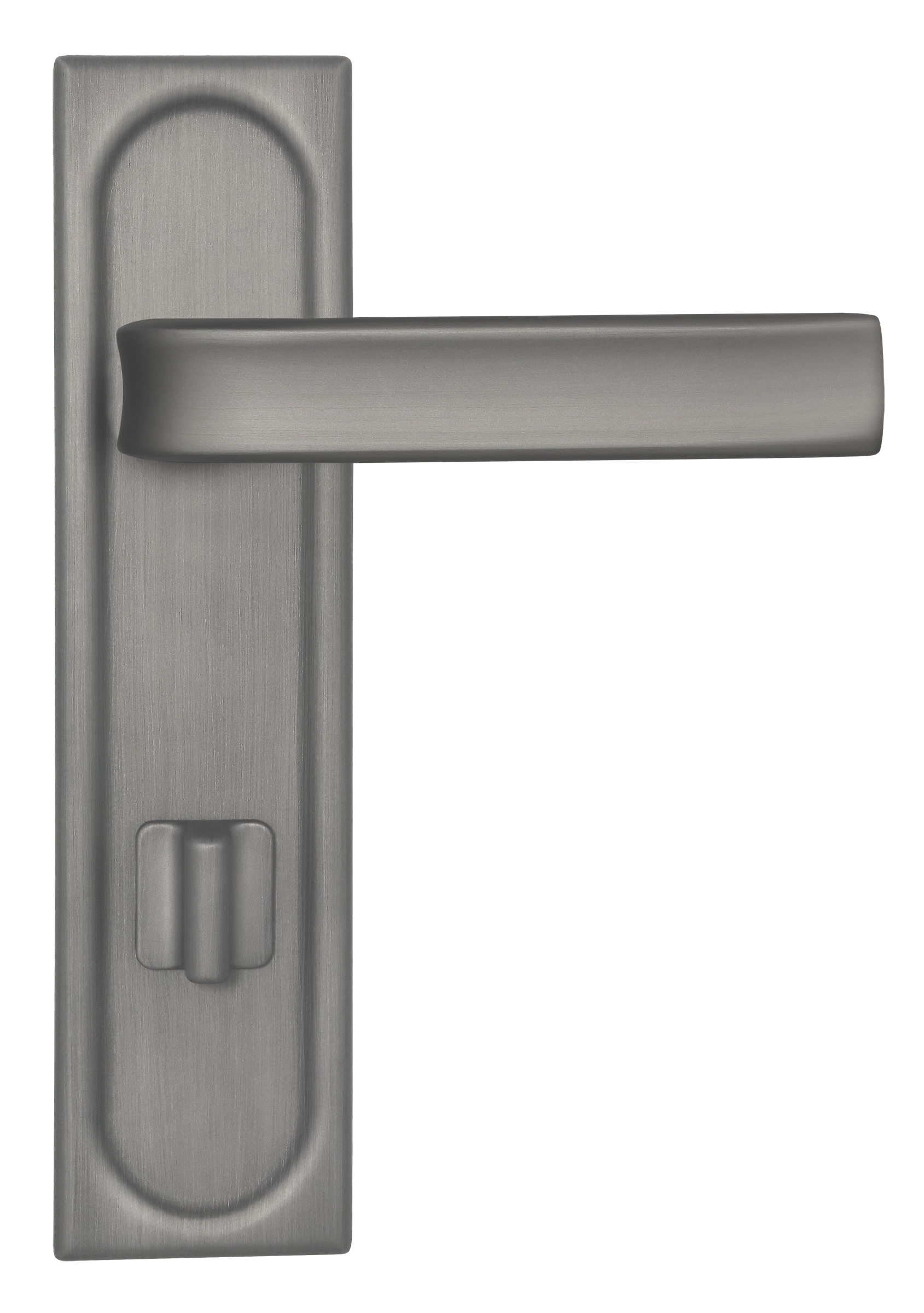 Ручка дверная THE BUS STATION PLS WC WF на планке под сантехническую завертку, цвет Зимняя стужа/Winter Frost фото купить в Чебоксарах