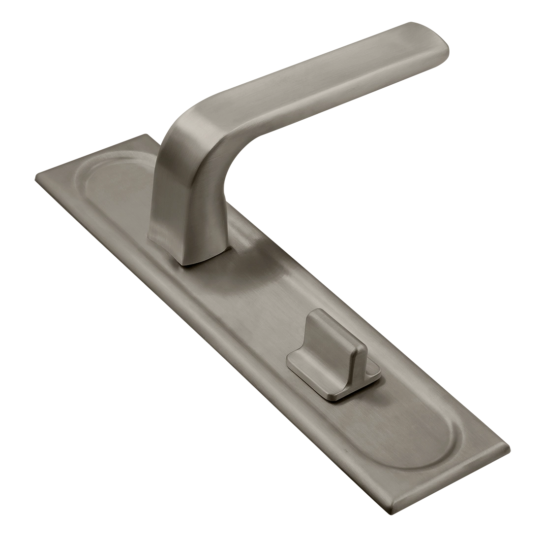 Ручка дверная THE BUS STATION PLS WC SMI на планке под сантехническую завертку, цвет Весенняя дымка/Spring Mist фото купить Чебоксары