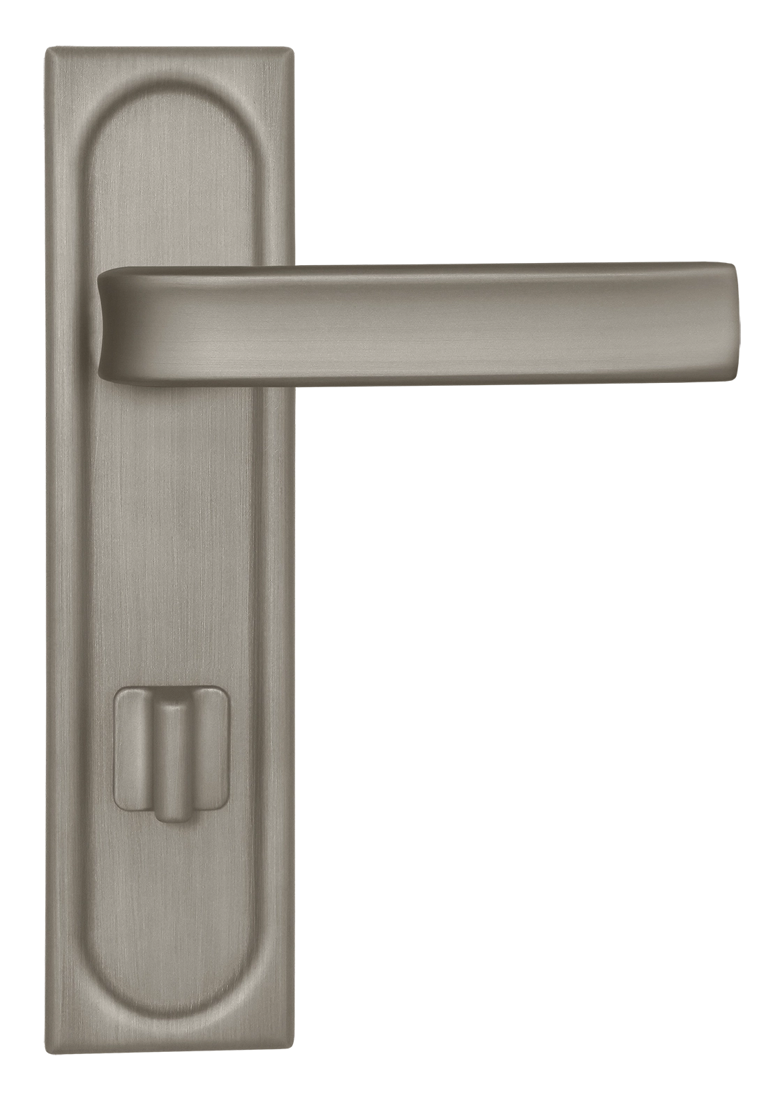 Ручка дверная THE BUS STATION PLS WC SMI на планке под сантехническую завертку, цвет Весенняя дымка/Spring Mist фото купить в Чебоксарах