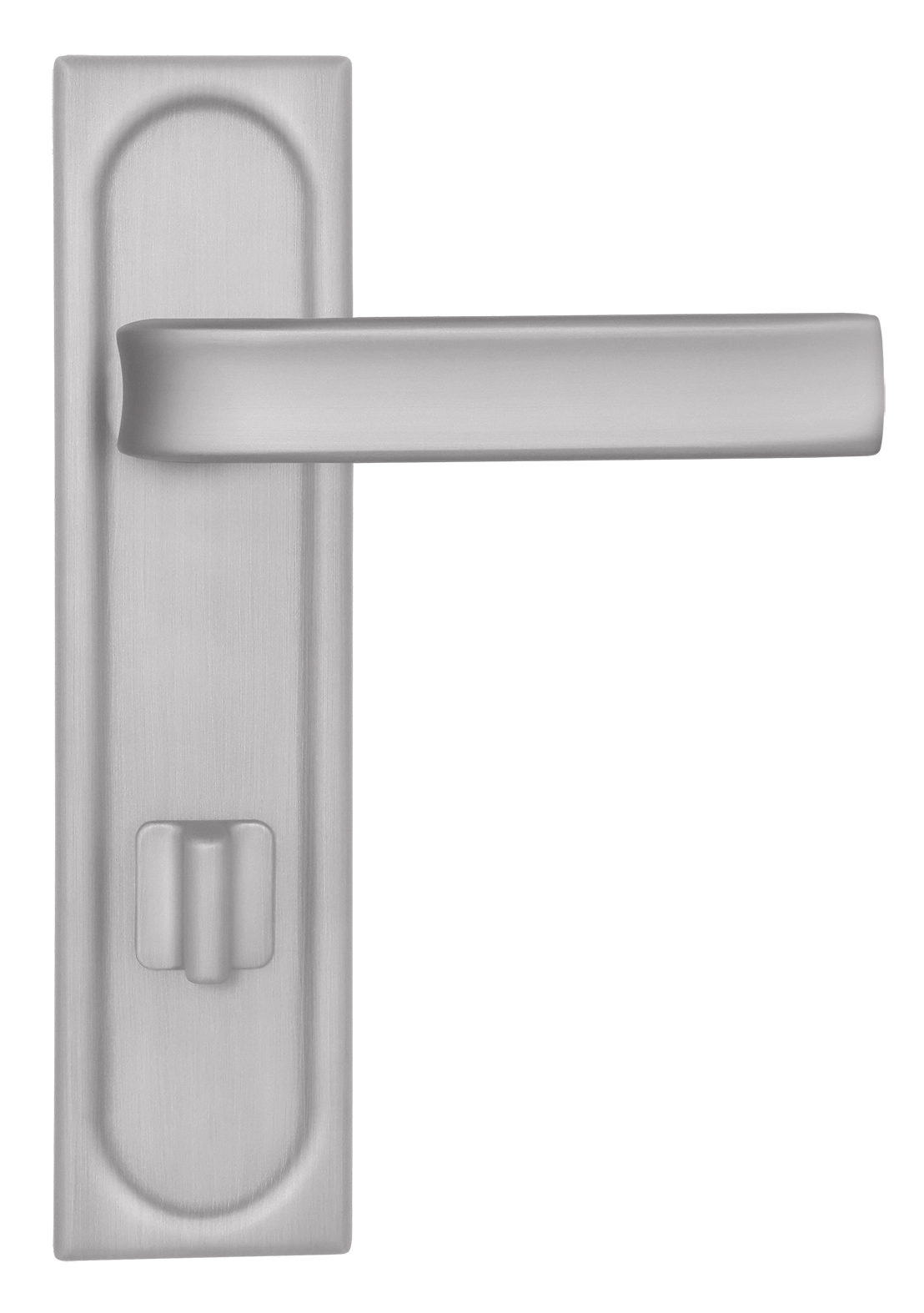 Ручка дверная THE BUS STATION PLS WC SSW на планке под сантехническую завертку, цвет Стокгольмский снегопад/Stockholm Snowfall фото купить в Чебоксарах