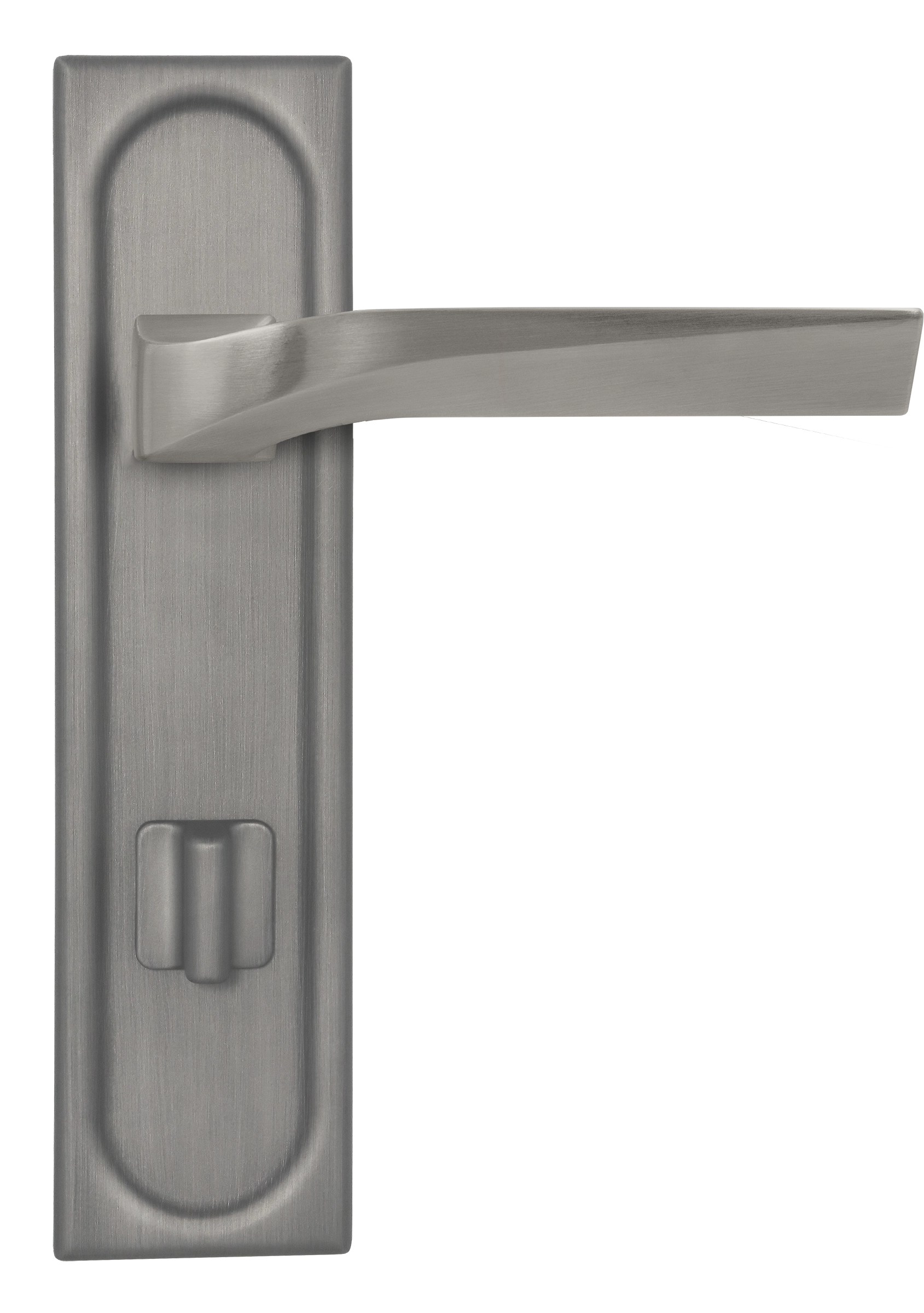 Ручка дверная WD CONCERT HALL PLS WC WF на планке под сантехническую завертку, цвет Зимняя стужа/Winter Frost фото купить в Чебоксарах