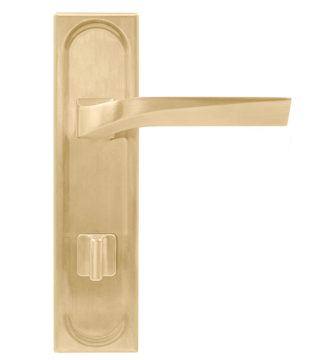 Ручка дверная WD CONCERT HALL PLS WC AH на планке под сантехническую завертку, цвет Осенний мёд/Autumn Honey фото купить в Чебоксарах