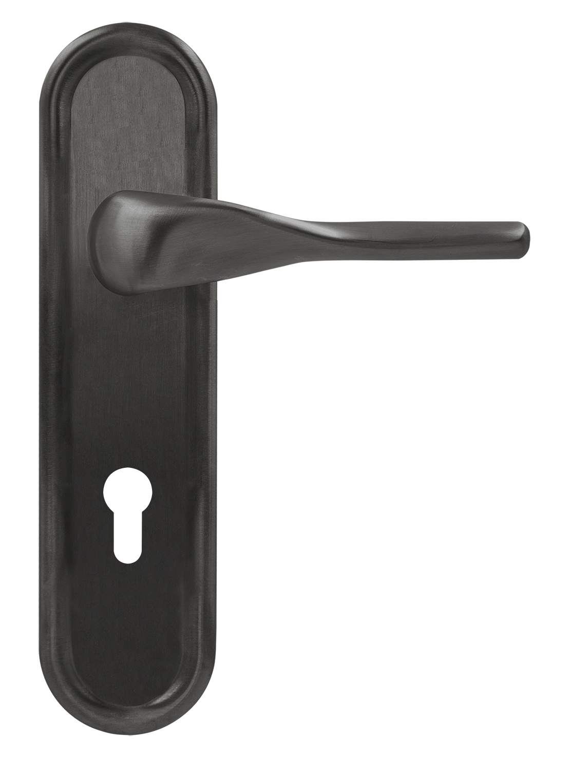 Ручка дверная LVB PLR KH SST на планке под ключевой цилиндр, цвет Летняя гроза/Summer Storm фото купить Чебоксары