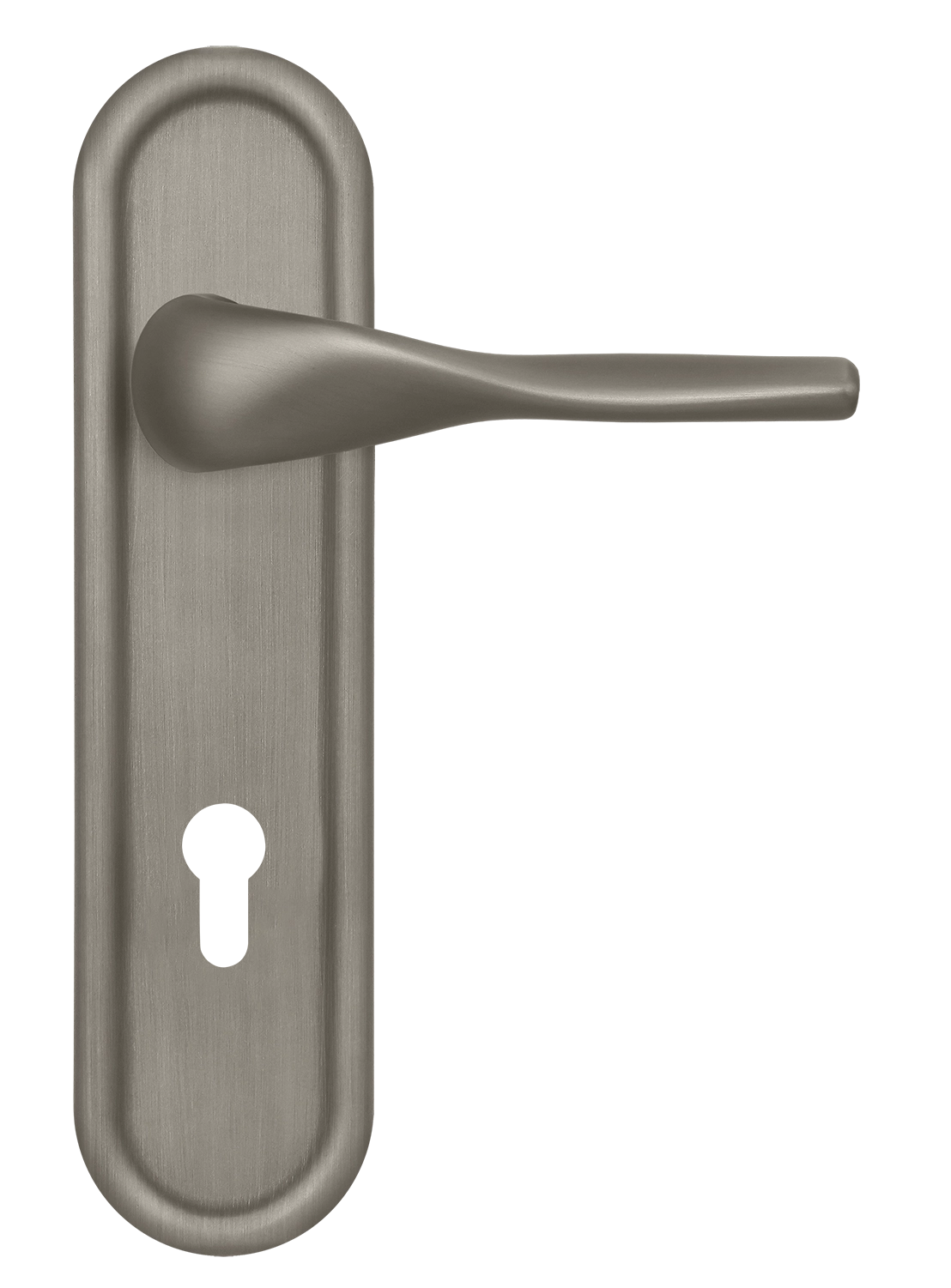 Ручка дверная LVB PLR KH SMI на планке под ключевой цилиндр, цвет Весенняя дымка/Spring Mist фото купить Чебоксары