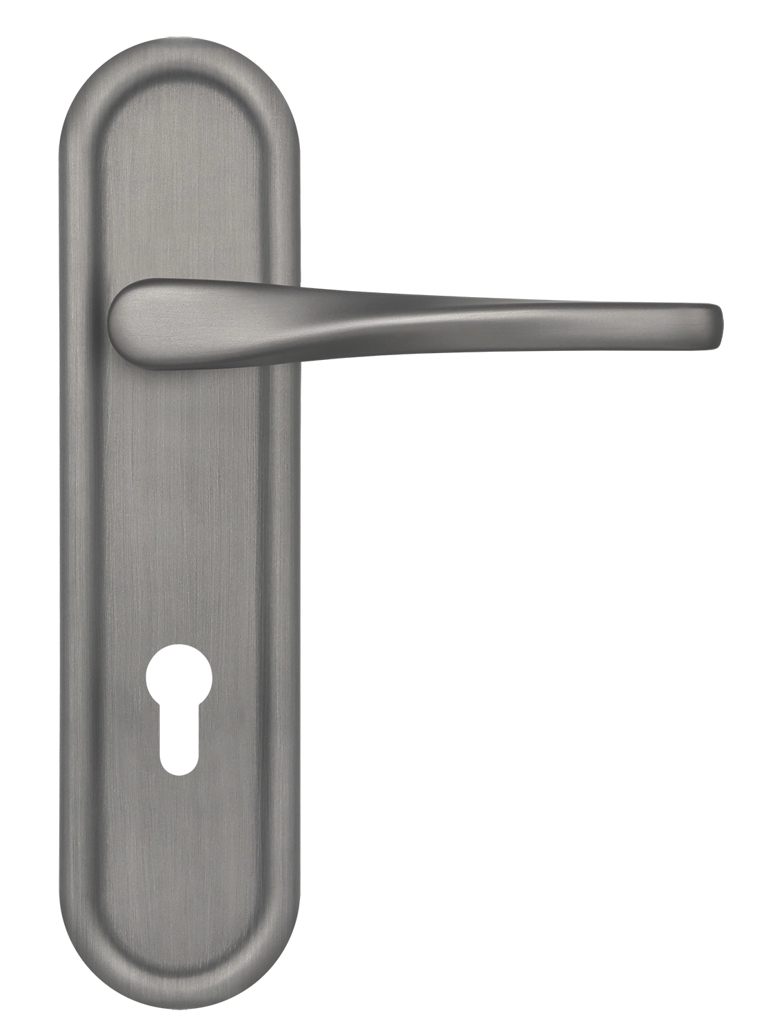 Ручка дверная THE OLYMPICS PLR KH WF на планке под ключевой цилиндр, цвет Зимняя стужа/Winter Frost фото купить Чебоксары