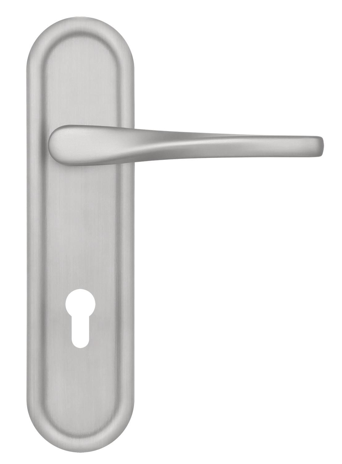 Ручка дверная THE OLYMPICS PLR KH SSW на планке под ключевой цилиндр, цвет Стокгольмский снегопад/Stockholm Snowfall фото купить Чебоксары