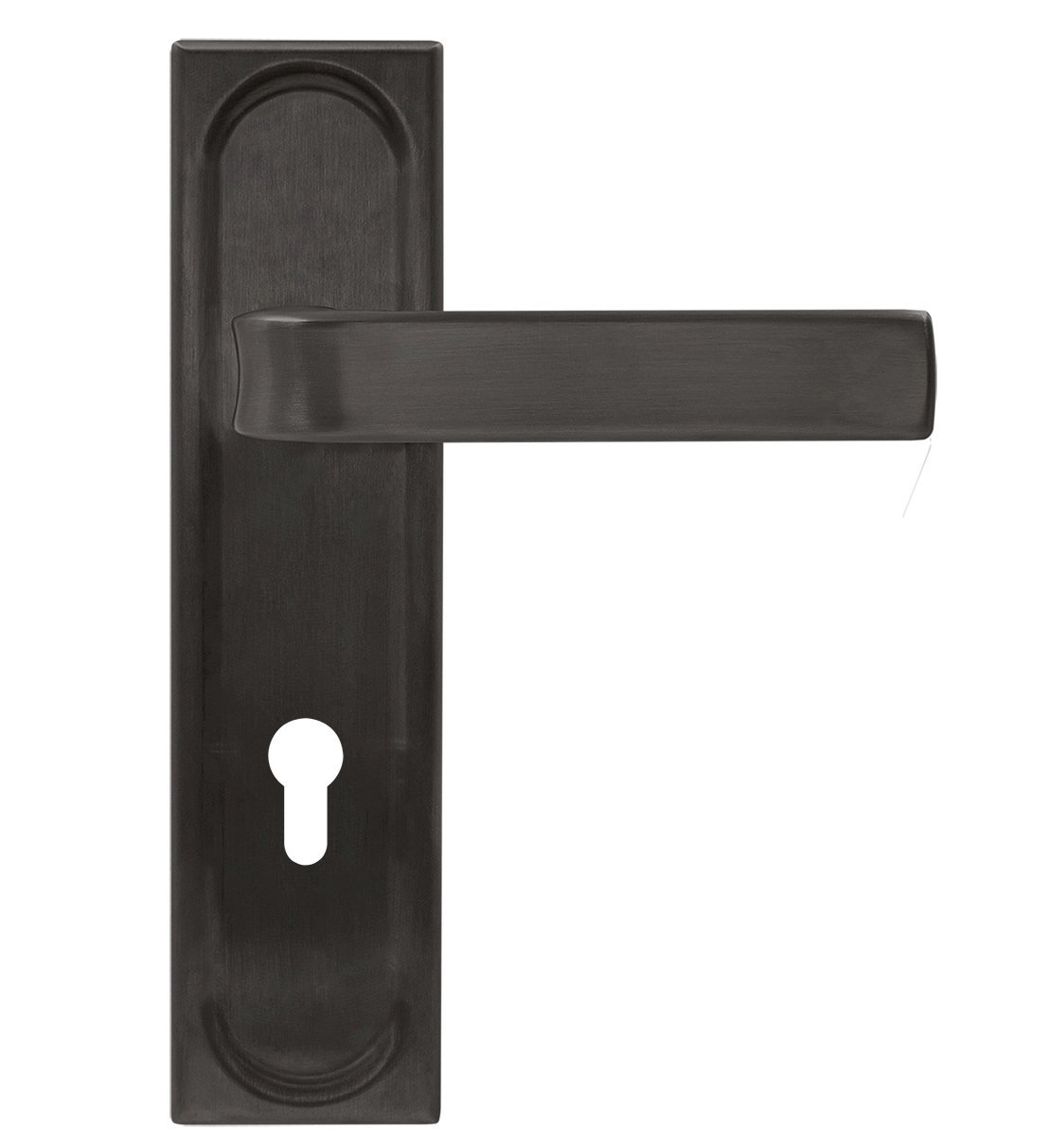 Ручка дверная THE BUS STATION PLS KH SST на планке под ключевой цилиндр, цвет Летняя гроза/Summer Storm фото купить Чебоксары