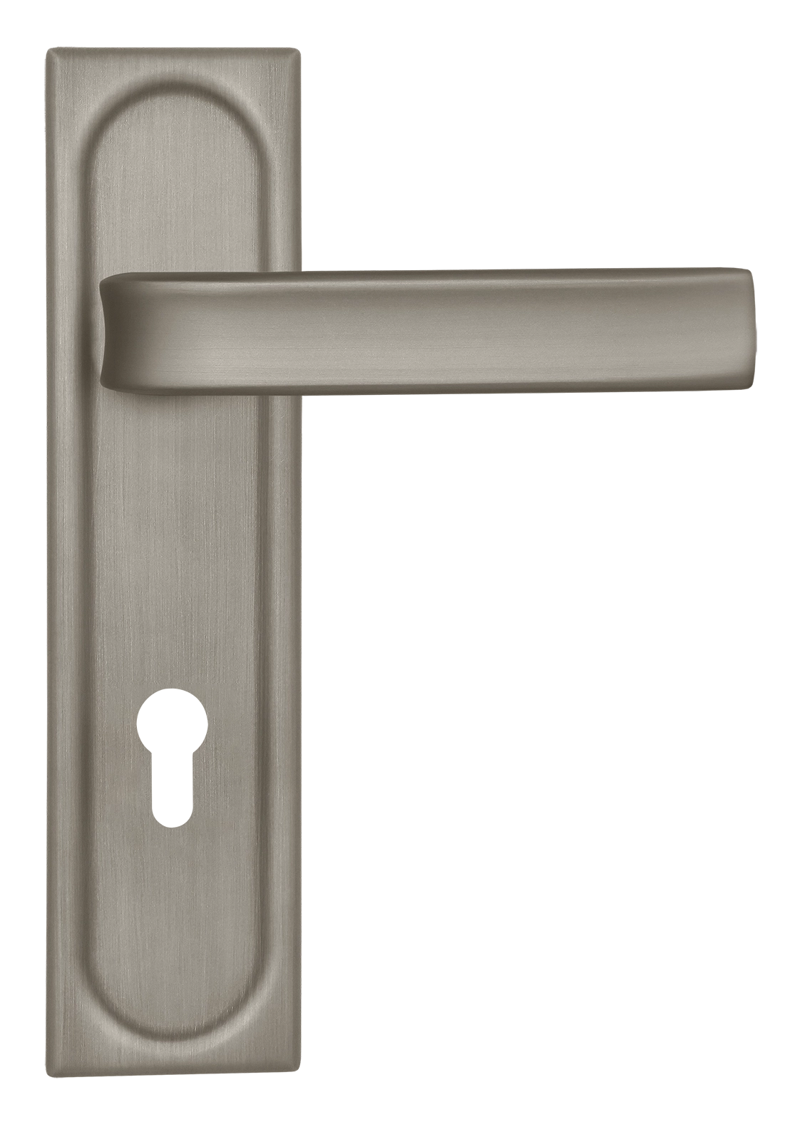 Ручка дверная THE BUS STATION PLS KH SMI на планке под ключевой цилиндр, цвет Весенняя дымка/Spring Mist фото купить Чебоксары