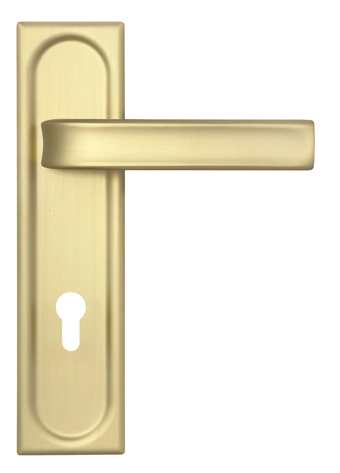 Ручка дверная THE BUS STATION PLS KH AH на планке под ключевой цилиндр, цвет Весенняя дымка/Spring Mist фото купить Чебоксары