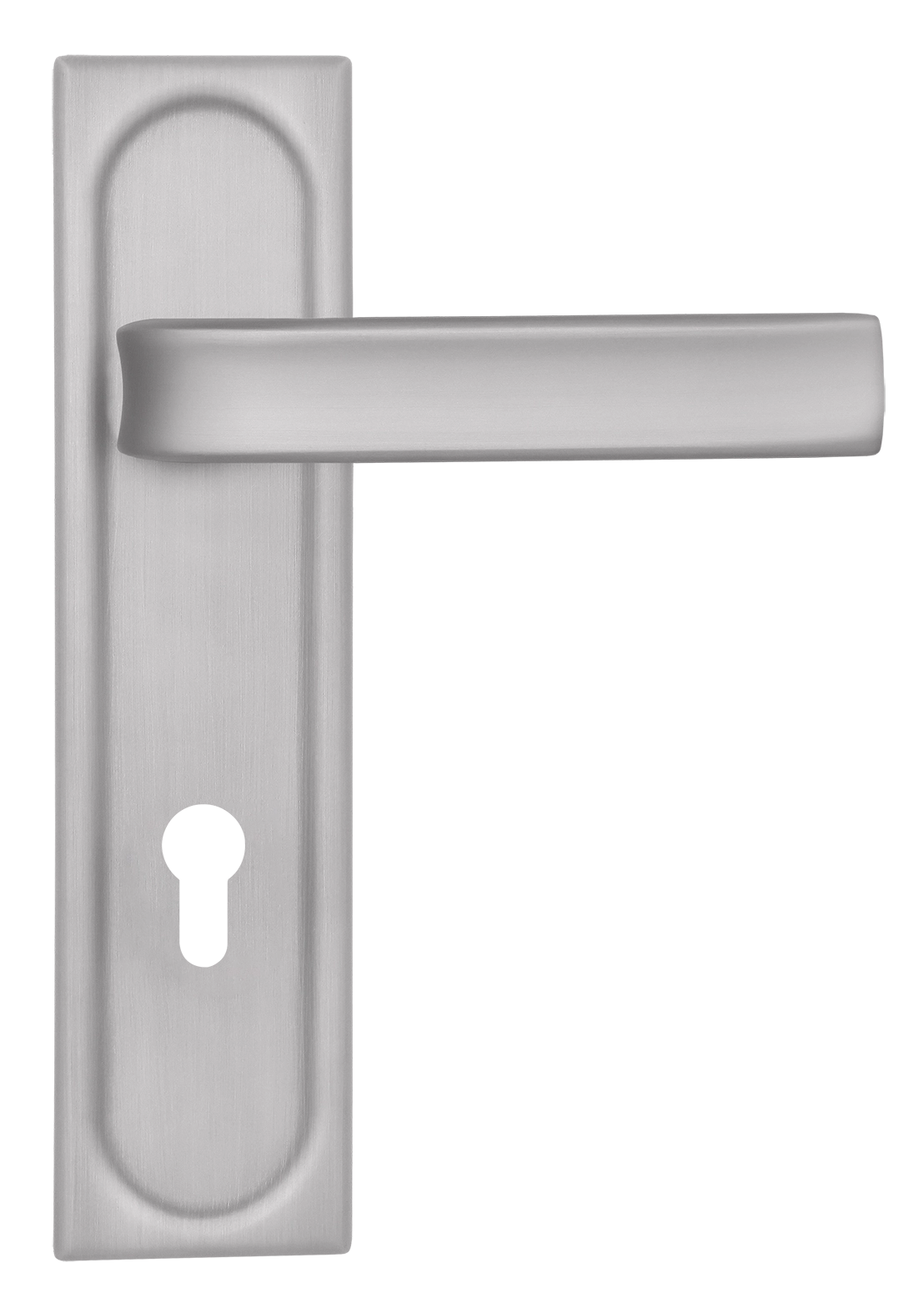 Ручка дверная THE BUS STATION PLS KH SSW на планке под ключевой цилиндр, цвет Стокгольмский снегопад/Stockholm Snowfall фото купить Чебоксары