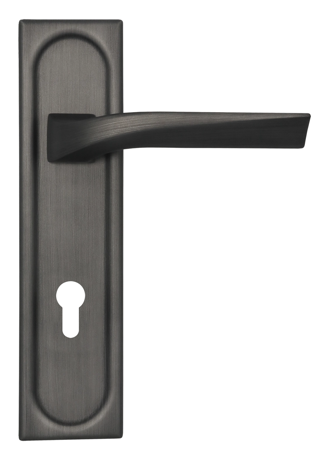 Ручка дверная WD CONCERT HALL PLS KH SST на планке под ключевой цилиндр, цвет Летняя гроза/Summer Storm фото купить Чебоксары