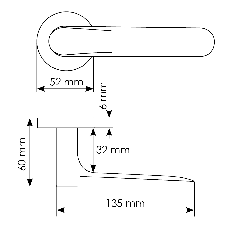 Комплект дверных ручек MH-59-R6 BL с заверткой MH-WC-R6 BL + магнитный замок M1895 BL, цвет черный фотомореллиЧебоксары