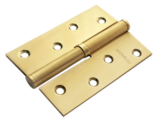 Петля разъемная карточная MSND 100X70X2.5 SG R с подшипником стальная правая, врезная, цвет матовое золото фото купить Чебоксары