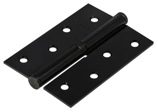 Петля карточная разъемная MSND 100X70X2.5 BL L с подшипником стальная левая, врезная цвет черный фото купить Чебоксары