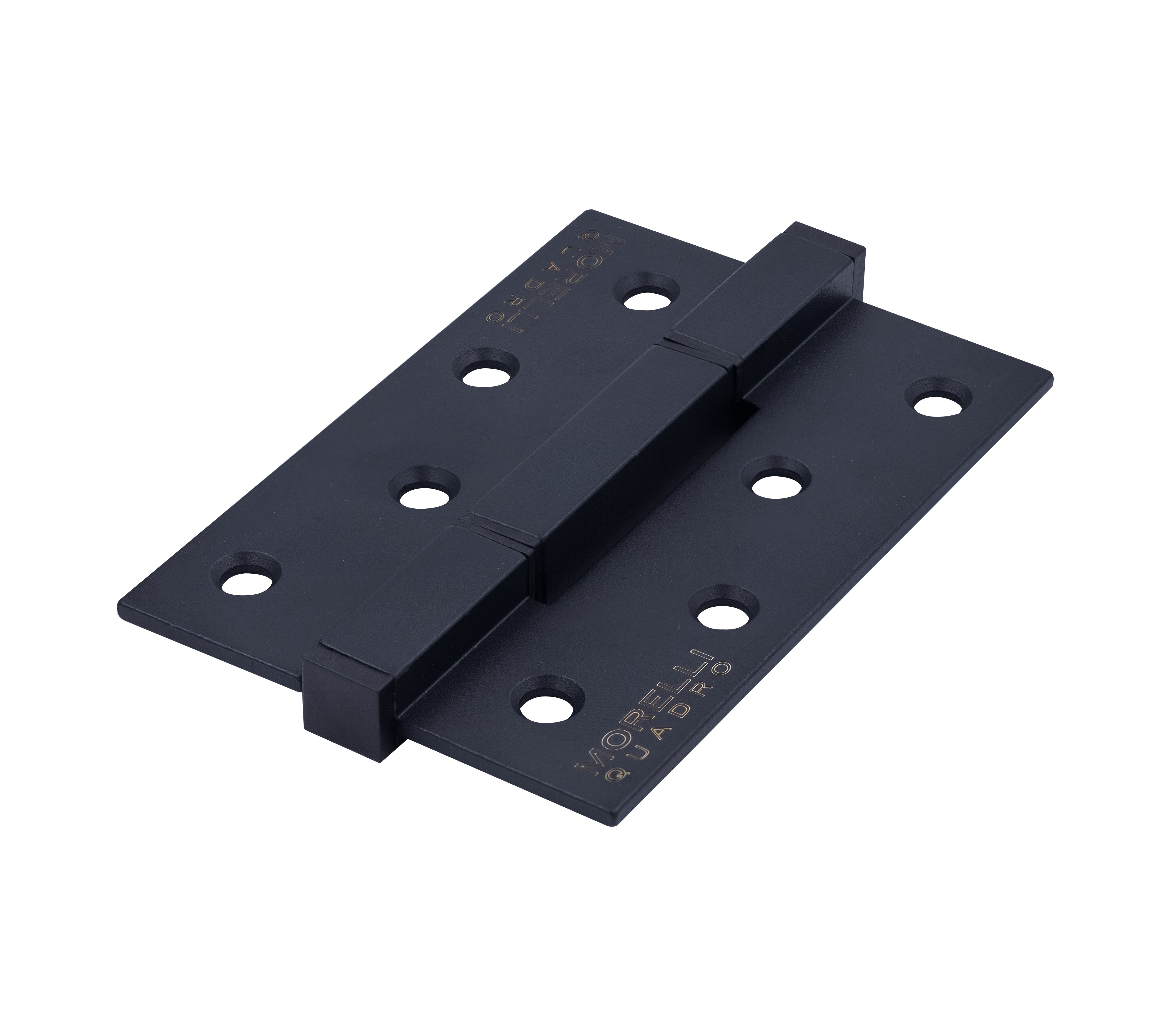 Петля алюминиевая QUADRO-2 BL без врезки на квадратной оси, цвет черный фото купить Чебоксары